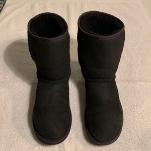 Womens Black UGG Boots. Size 9. Excellent Condition for being slightly worn.